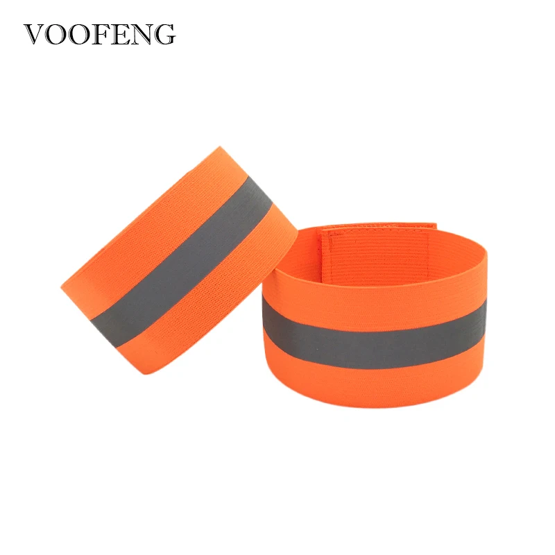 2 шт Высокая интенсивность светоотражающий браслет эластичный для ночного бега