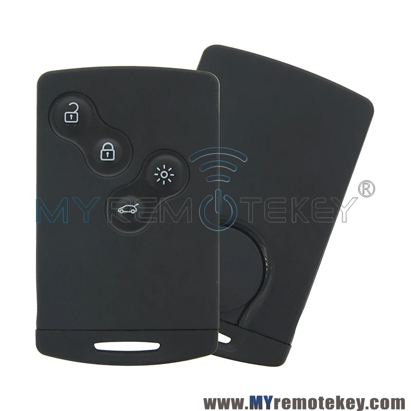 Умная карточка для автомобиля Remtekey с 4 кнопками 433 МГц для Renault Megane III Laguna 3 PCF7952 один запуск.