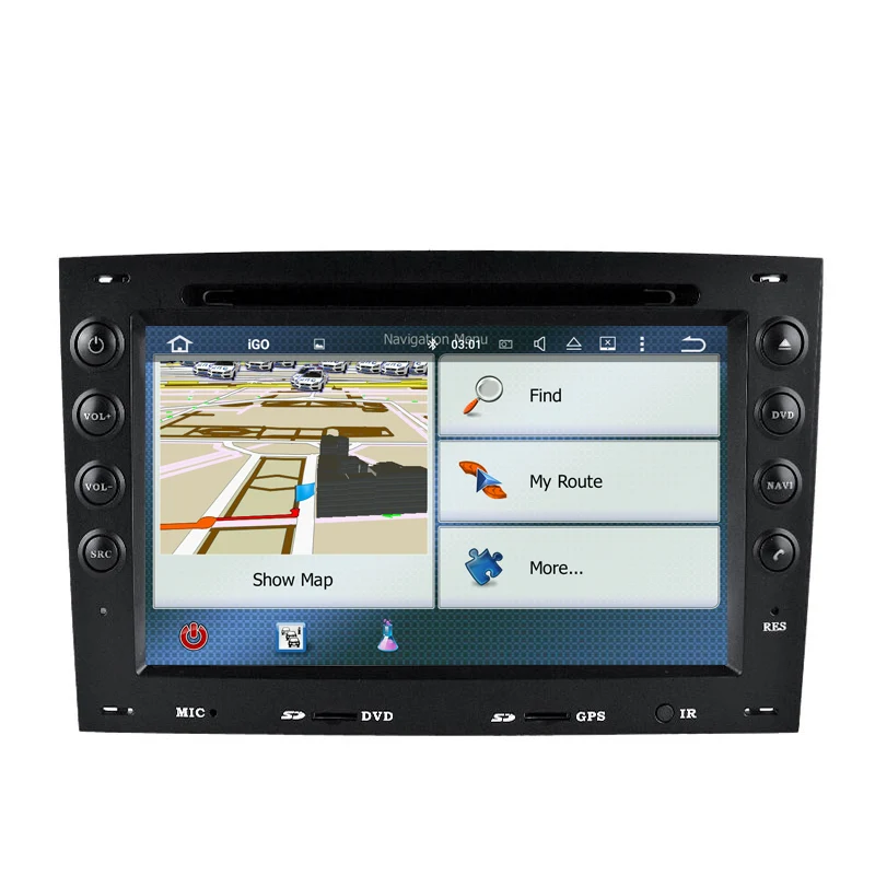 NAVITOPIA 4G RAM 64G ROM Octa Core Android 9.0 Car Multimedia DVD Player For Renault Megane(2003 2004 2005 2006 2007 2008-2010) |