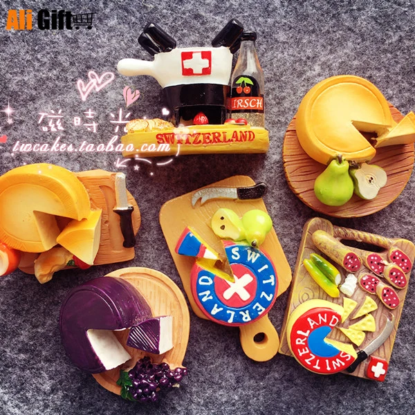 Фруктовый колбасный блок швейцарский сырный фондю холодильник с магнитом