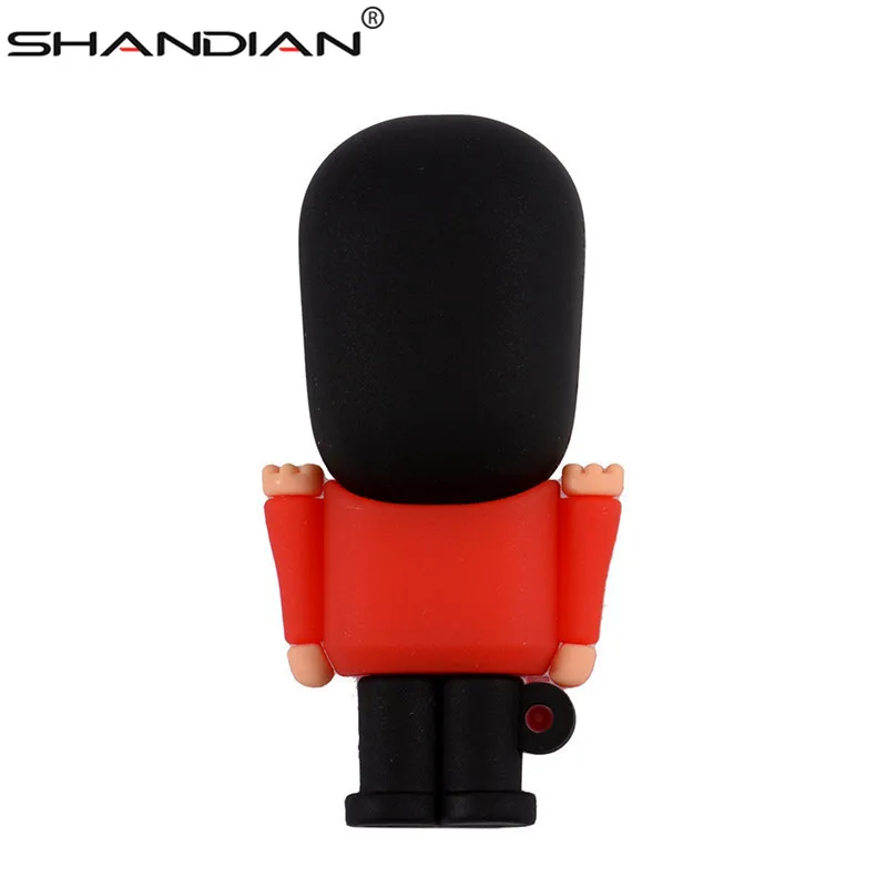 SHANDIAN Новый Популярный USB флеш-накопитель флешка красивая британская защита
