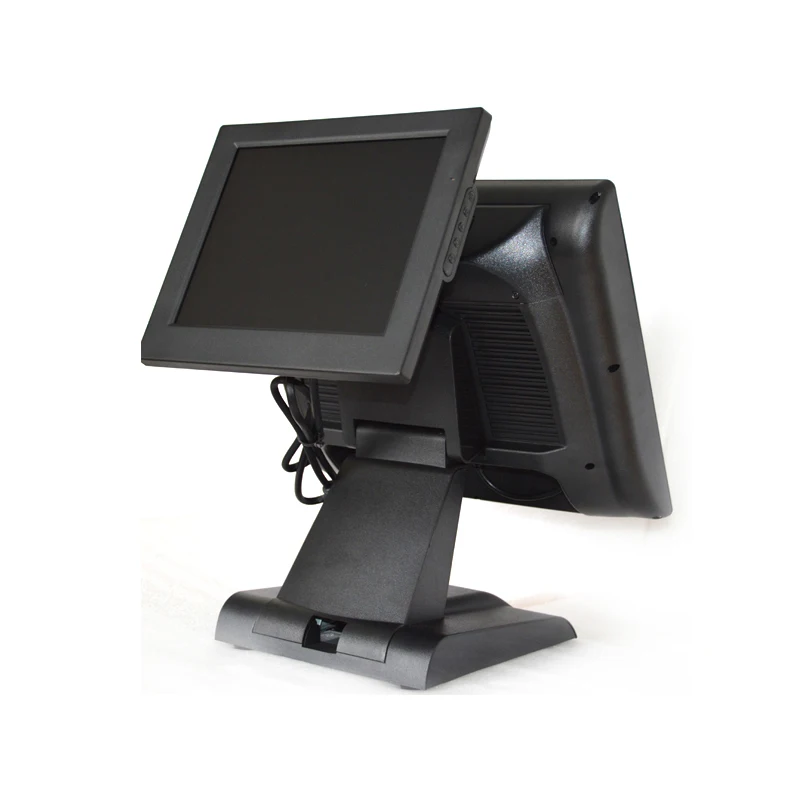 

Hot-sale dual screen 15+12inch touch POS system/cash register POS machine