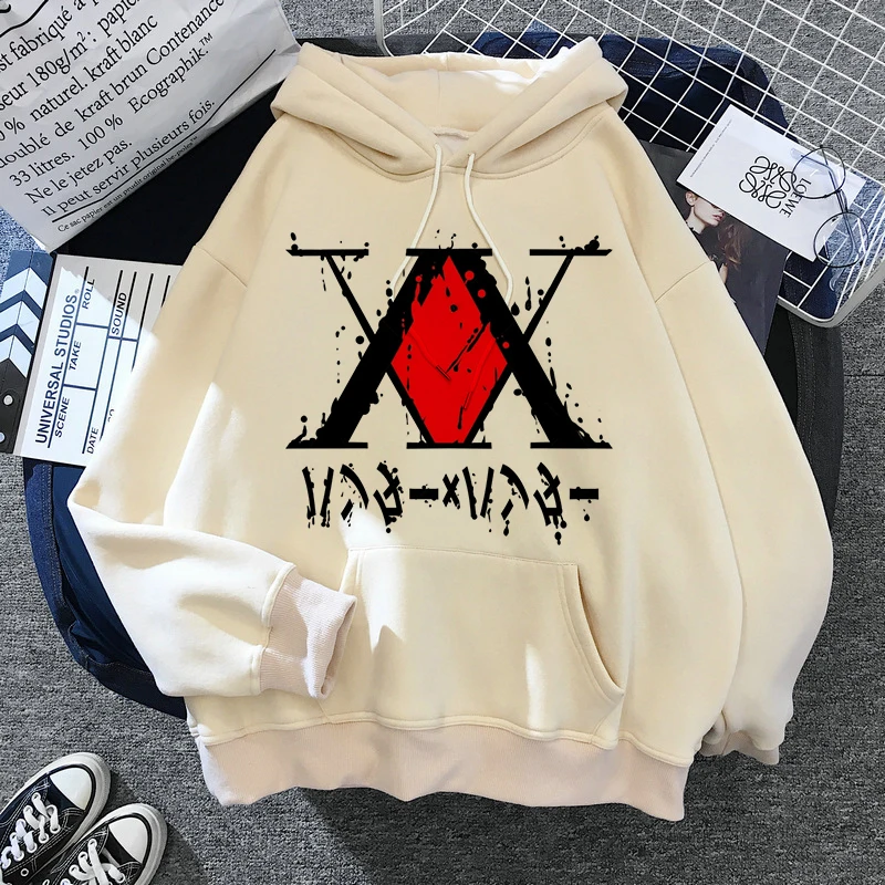 

Japanese Anime Men's Sweatshirts Hunter X Hunter Hoodies Man Kawaii Killua Cartoon Tops Hisoka Graphic Unisex
