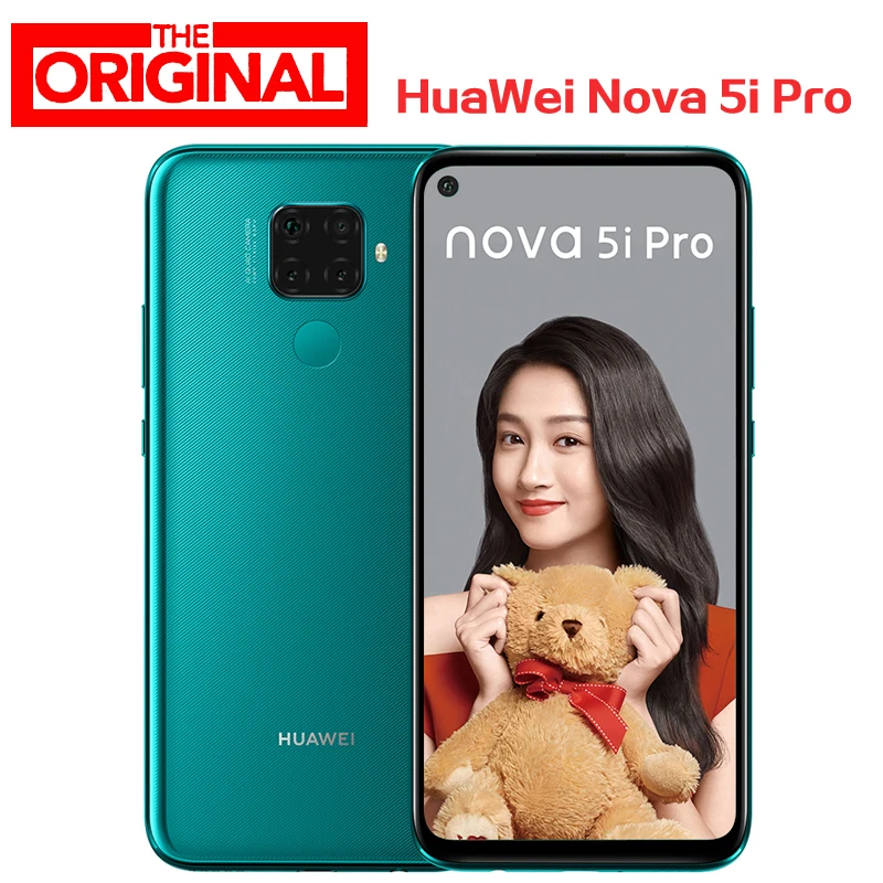 Мобильный телефон HuaWei Nova 5i Pro 4G LTE 8 ГБ ОЗУ 256 Гб ПЗУ 810 МП Kirin 9,0 Android 6,26 234" ips 1080 X отпечаток пальца