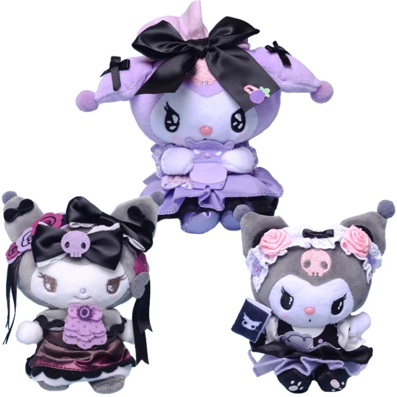 

10 см Мультяшные Мягкие плюшевые игрушки Kuromi аниме милые мягкие плюшевые детские игрушки для девочек