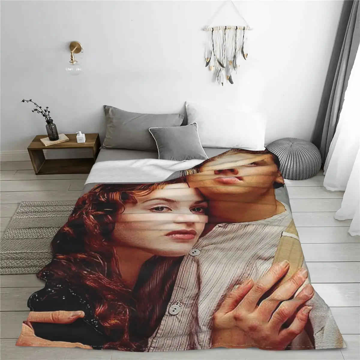 Одеяло Титаник Леонардо ДиКаприо Фланелевое ультратеплое одеяло для дома и