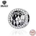 Подвеска для браслета из серебра 925 пробы с фианитами