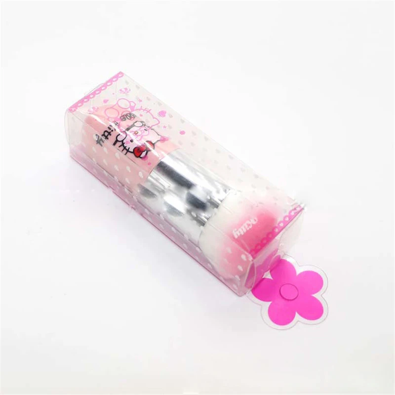 Розовые кисти для макияжа Hello cat Chubby инструмент нанесения румян портативная кисть