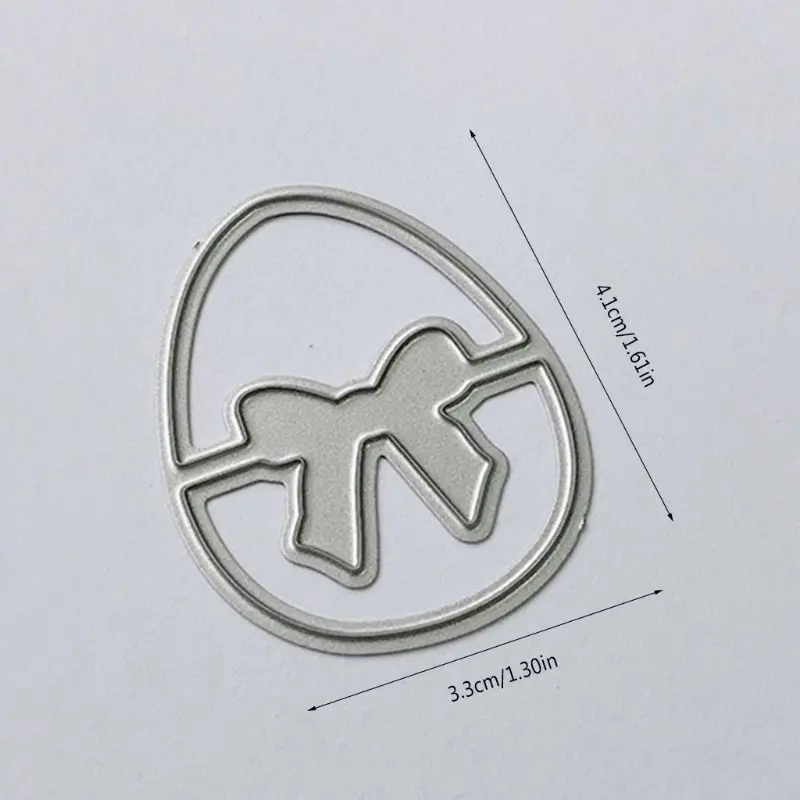 Пасхальное яйцо лук металлические режущие штампы Трафаретный Скрапбукинг DIY