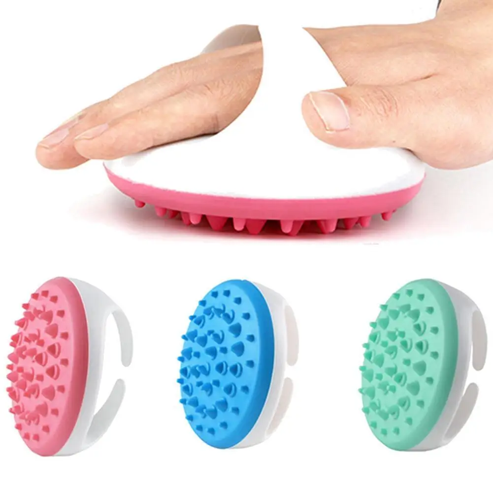 

Handheld Bath Shower Anti Cellulite Muscle Full Body Massage Brush Slimming Beauty Silicone Essential Oil Massage Brush