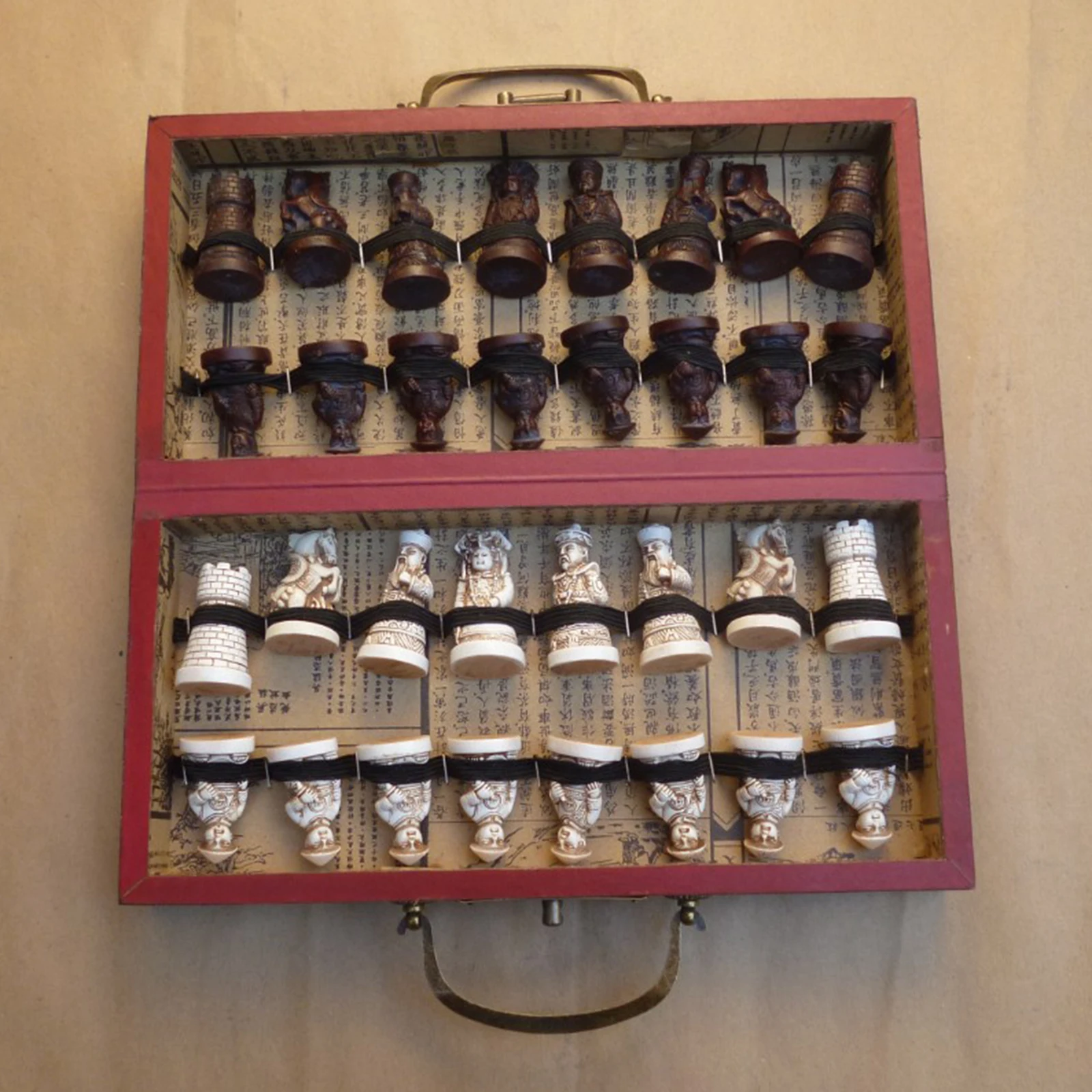 

Деревянные шахматы, деревянная доска, складная игра, Винтажные шахматные фигуры ручной работы