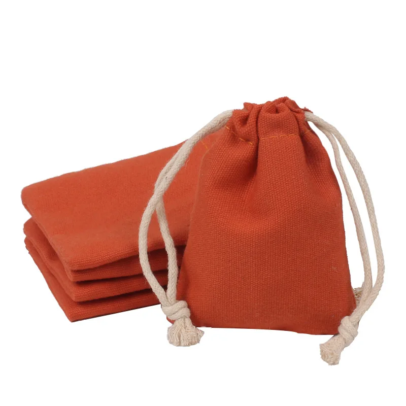 50pcs/Lot 9x12cm Foldable Cotton Fabric Grocery Bags Fashion Drawstring Storage Pouches Travel Package Gift Bag | Багаж и сумки