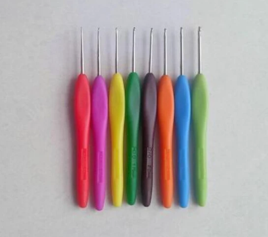 Мягкая ручка игла обувь шапка свитер вязаные иглы инструменты для переплетения 8