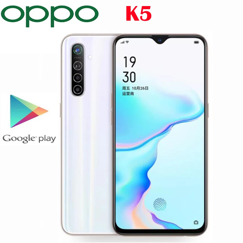 Oppo K5 смартфон с 6 4-дюймовым дисплеем восьмиядерным процессором Snapdragon 750G ОЗУ 8 Гб