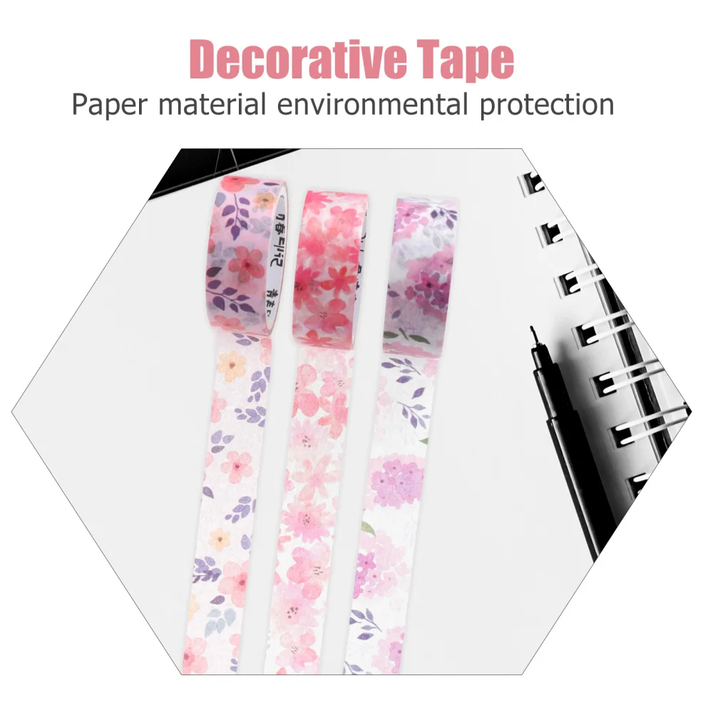 

13 rolls Decorative Tape Paper Tape Set Adhesive Tape Paper Tapes Notebook Tape
