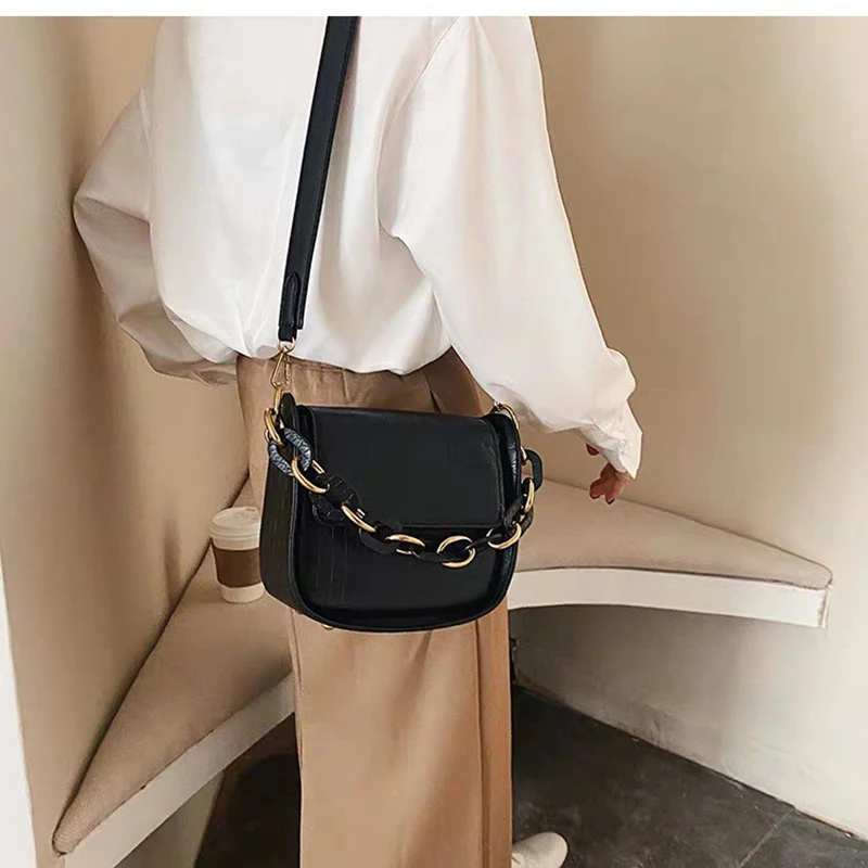 Сумка кросс-боди Женская на цепочке повседневный роскошный саквояж Дизайнерский