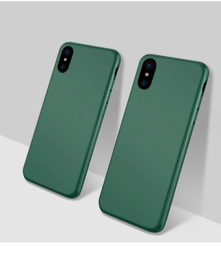 Green Магнитный автомобильный держатель чехол для iPhone 11 Pro XS MAX XR X Мягкие силиконовые ТПУ чехлы накладки для iPhone 7 8 6 6S Plus оболочка Coque Capa - Цвет: Green