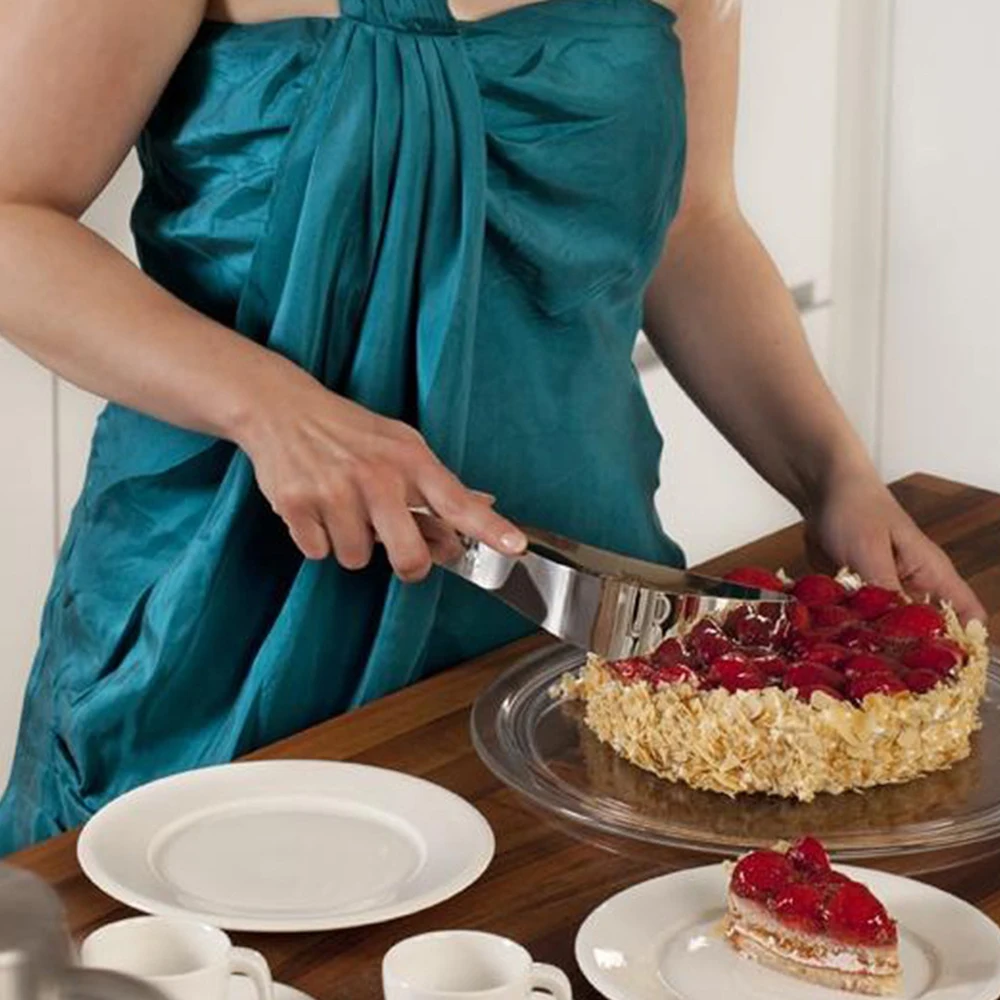 Идеальная овощерезка для торта из нержавеющей стали съедобный резак мерцающий