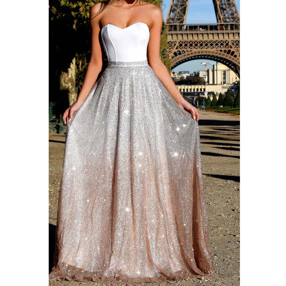 Женские вечерние платья вечернее платье сексуальное длинное летнее белое