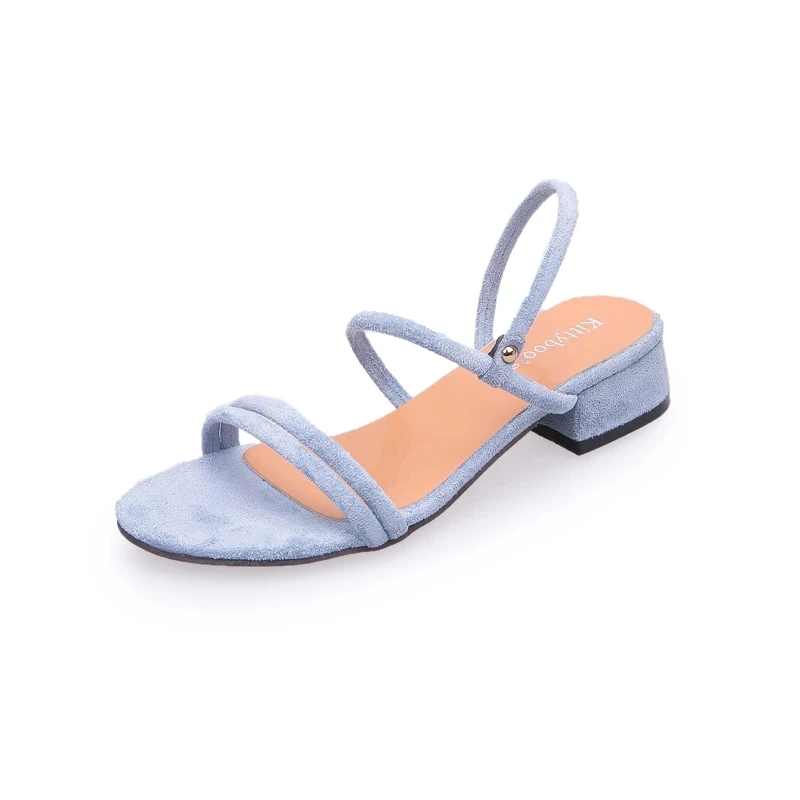 

2021 Slippers Women Sandal Summer Blue Shoes Flats Heel Flip Gladiator Brief Flip flop Sandal Women Shoes Woman Back Strap mujer