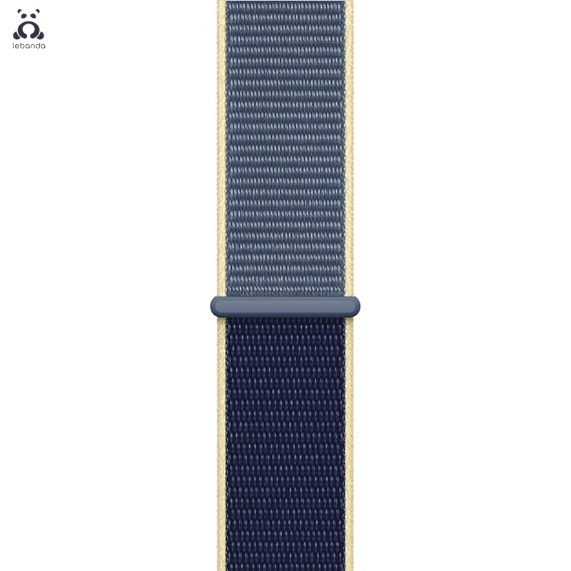 Alaskan Blue Lebanda Sport loop для apple watch 5, 4, 3, 2, 1, ремешок для iwatch 38, 40, 42, 44 мм, тканый нейлоновый ремешок, Аляска, синий - Цвет ремешка: Alaskan Blue