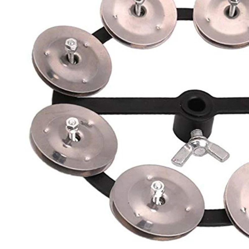 Портативный ударный Тамбурин с барабаном Hi-Hat со строком из сплава музыкальные