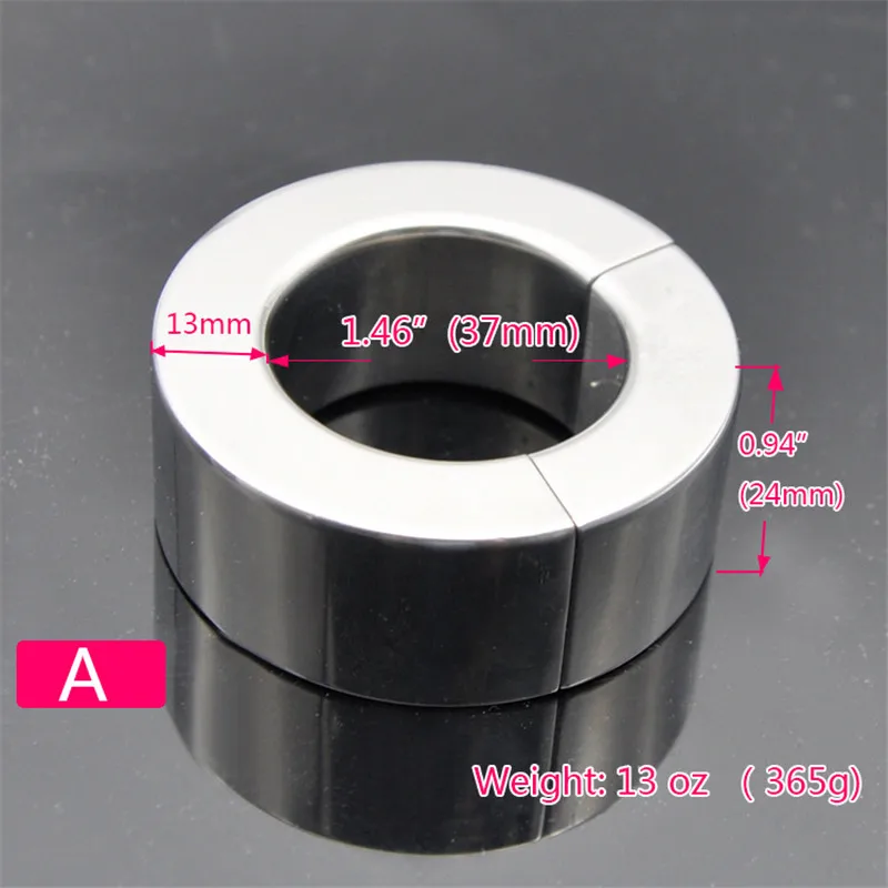 Магнитное кольцо для мошонки из нержавеющей стали подвеска в виде шара