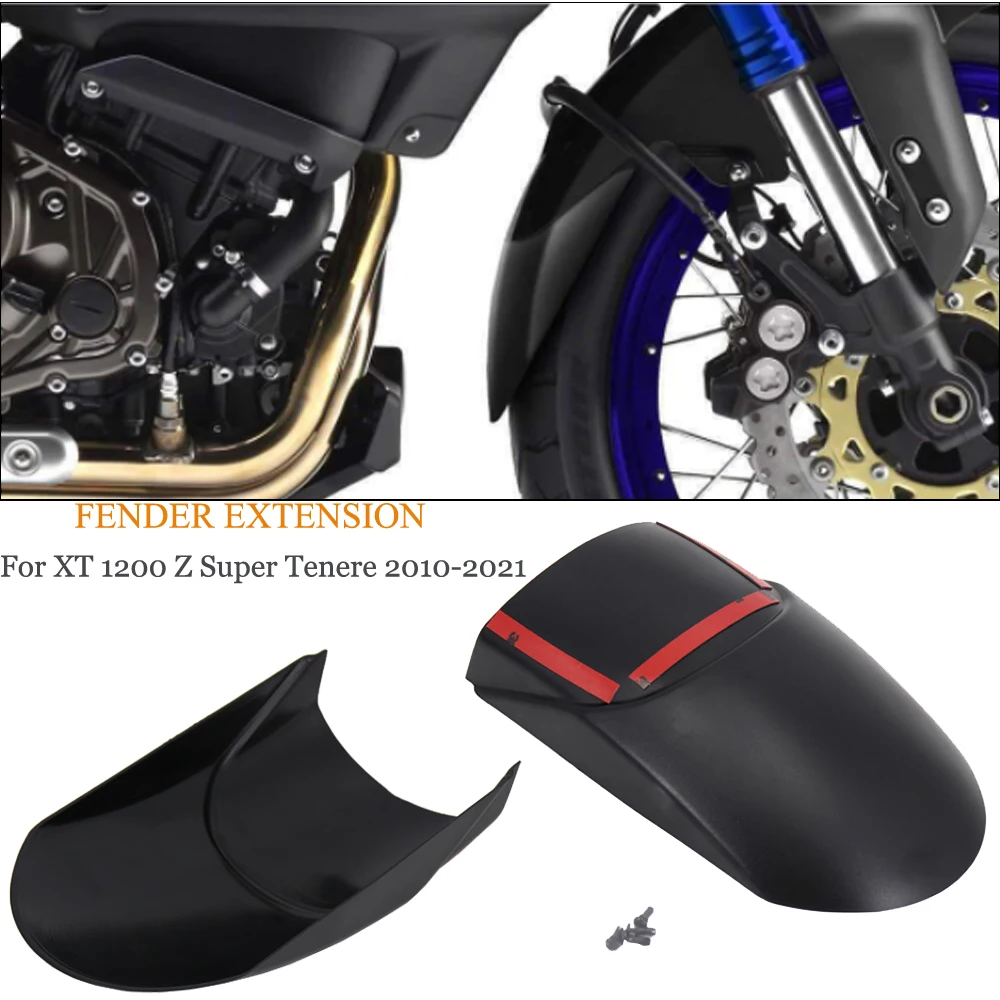 

For Yamaha XTZ1200 XTZ 1200 XT 1200 Z XT1200Z Super Tenere 2010- Motorcycle Front Wheel Fender Extension Mudguard Splash Guard