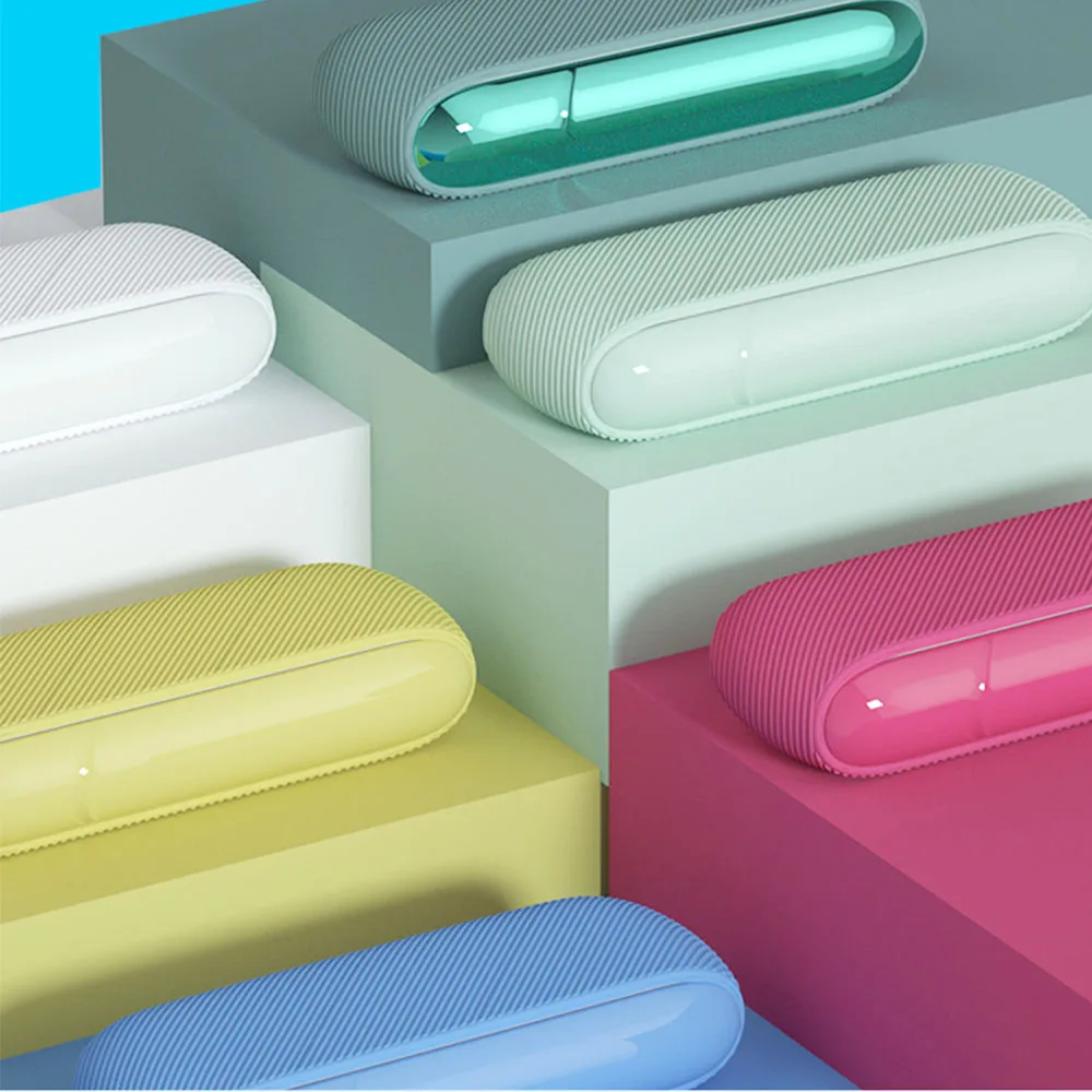 Полностью силиконовый чехол JINXINGCHENG 13 цветов для Iqos 3 0 + Боковая крышка IQOS