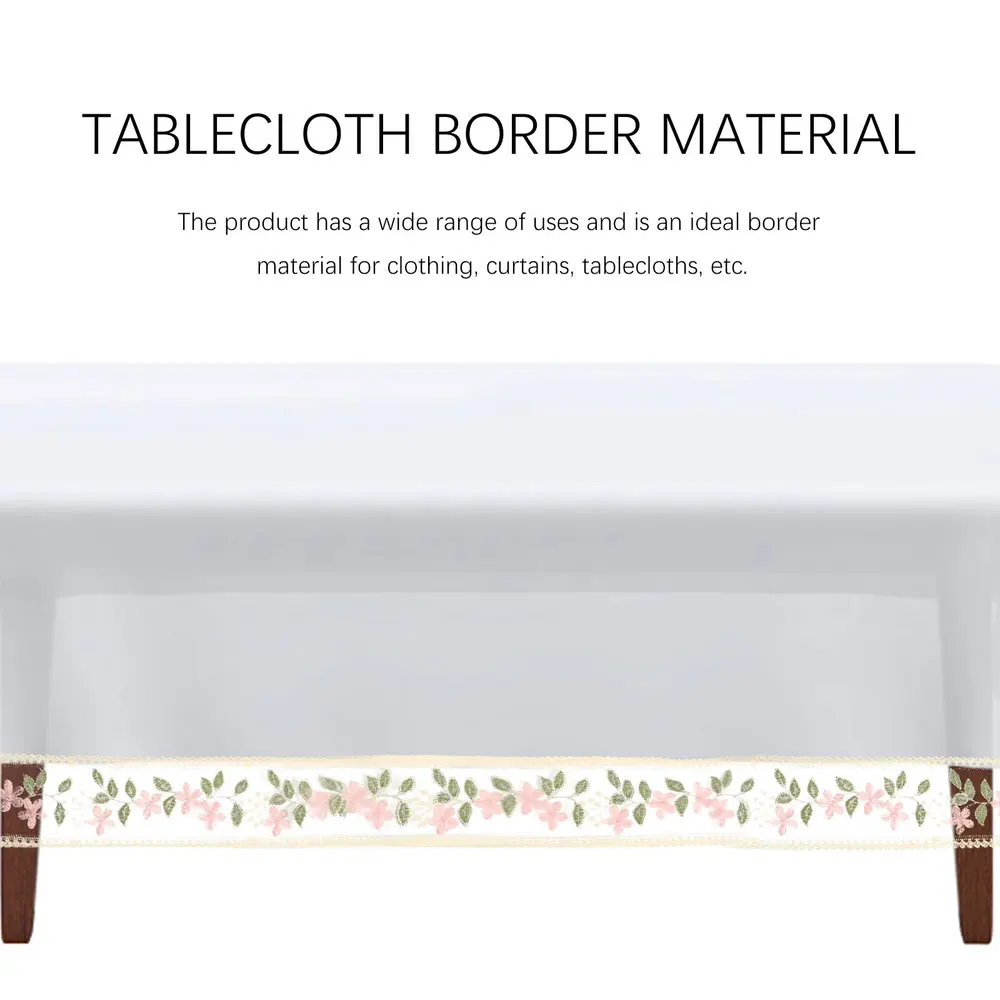 

Yards Embroidery Lace Trim Flower Pattern Lace Sewing Ribbon DIY Craft Lace