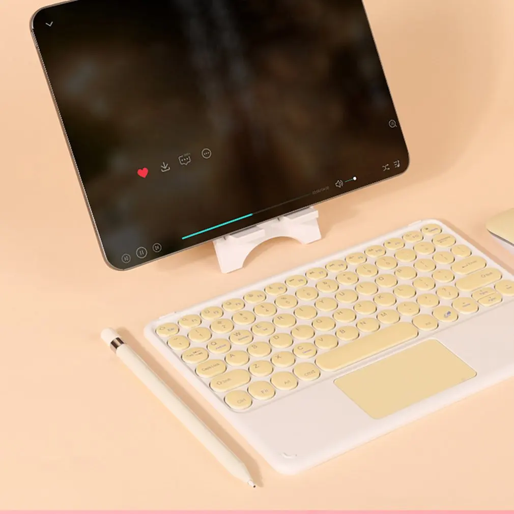 Bluetooth-совместимая клавиатура с сенсорным экраном беспроводная для iPad mini