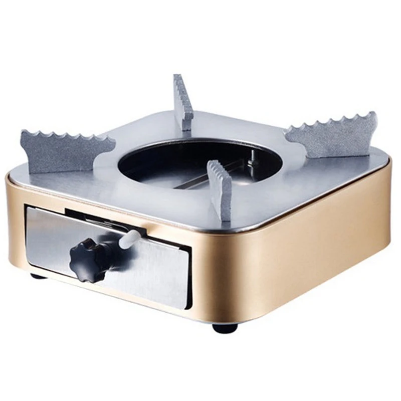 

Portable Outdoor Stainless Steel Camping Stove Solid Liquid Fuel Stove Desktop Drawer Stove Outdoor Cooking Supplies