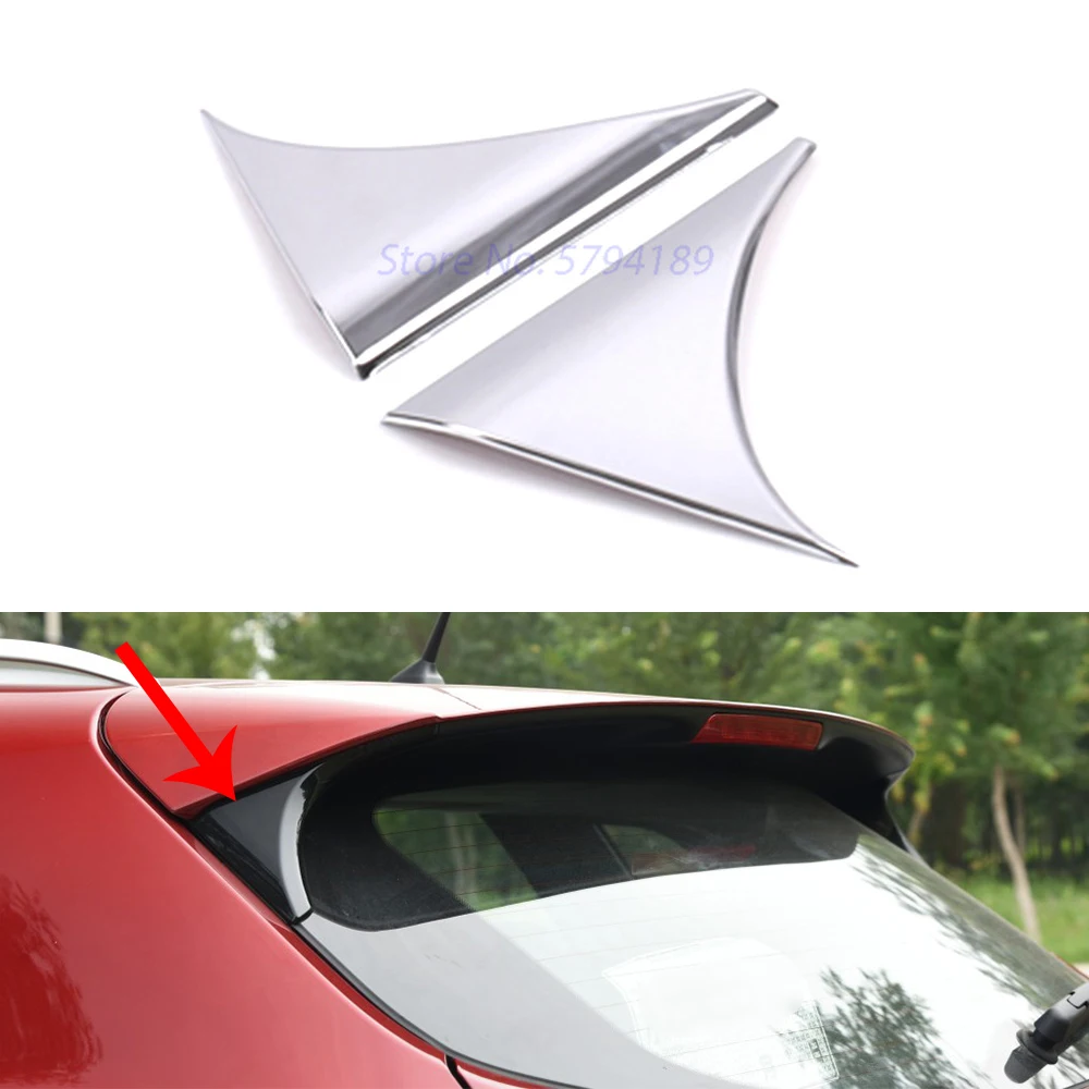

Car Rear Window Tailgate Spoiler Trims Cover for Nissan Qashqai J11 2014 - 2018 ABS Chrome Exterior Accessories
