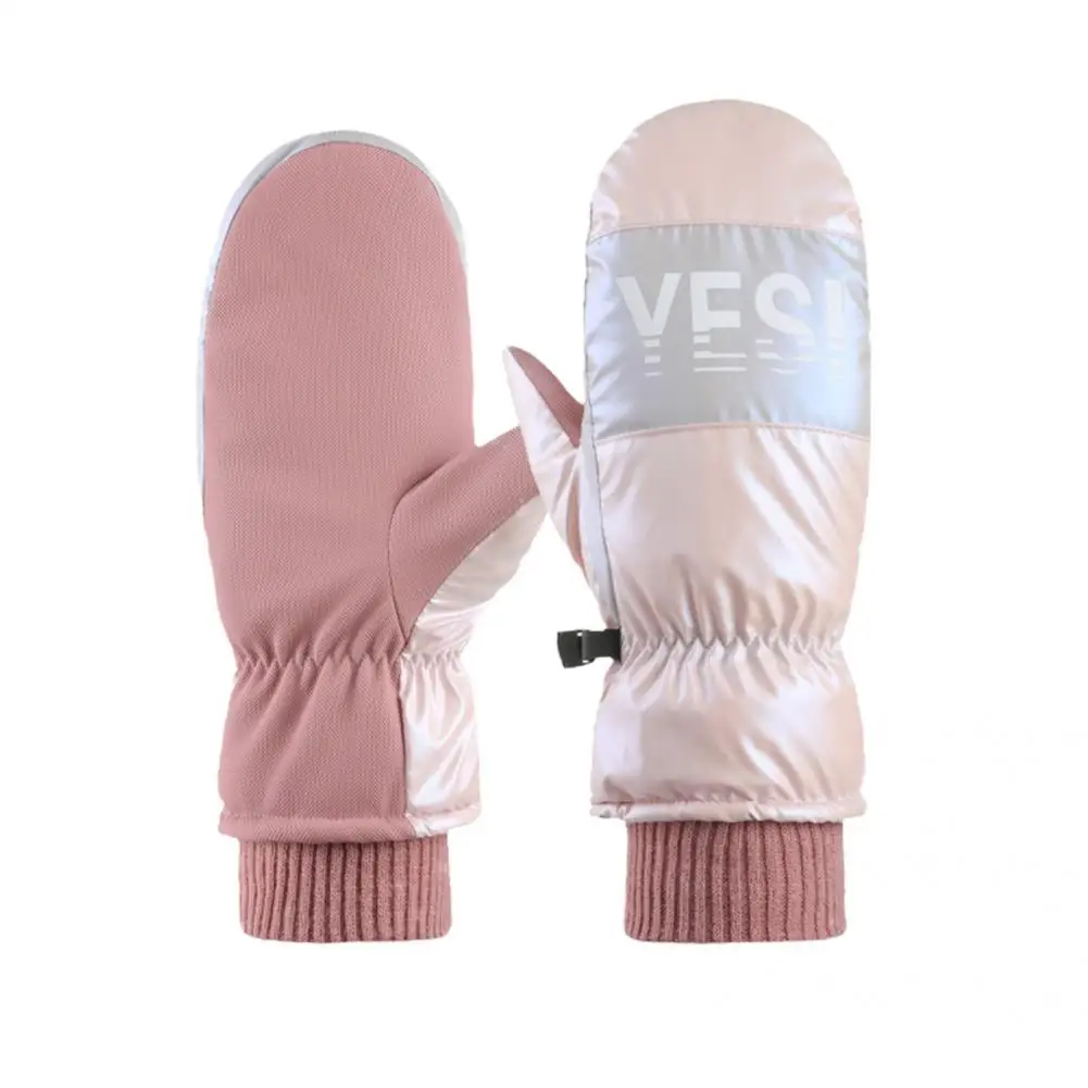 

1 пара лыжных перчаток, отличные ветрозащитные утолщенные зимние женские варежки для занятий спортом на открытом воздухе, Женские варежки