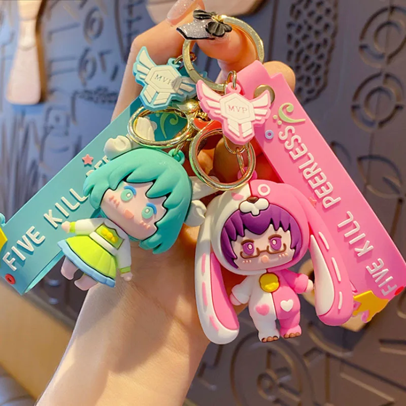 Хит продаж брелок для ключей с героями игры Glory Hero мультяшный милый подвеской