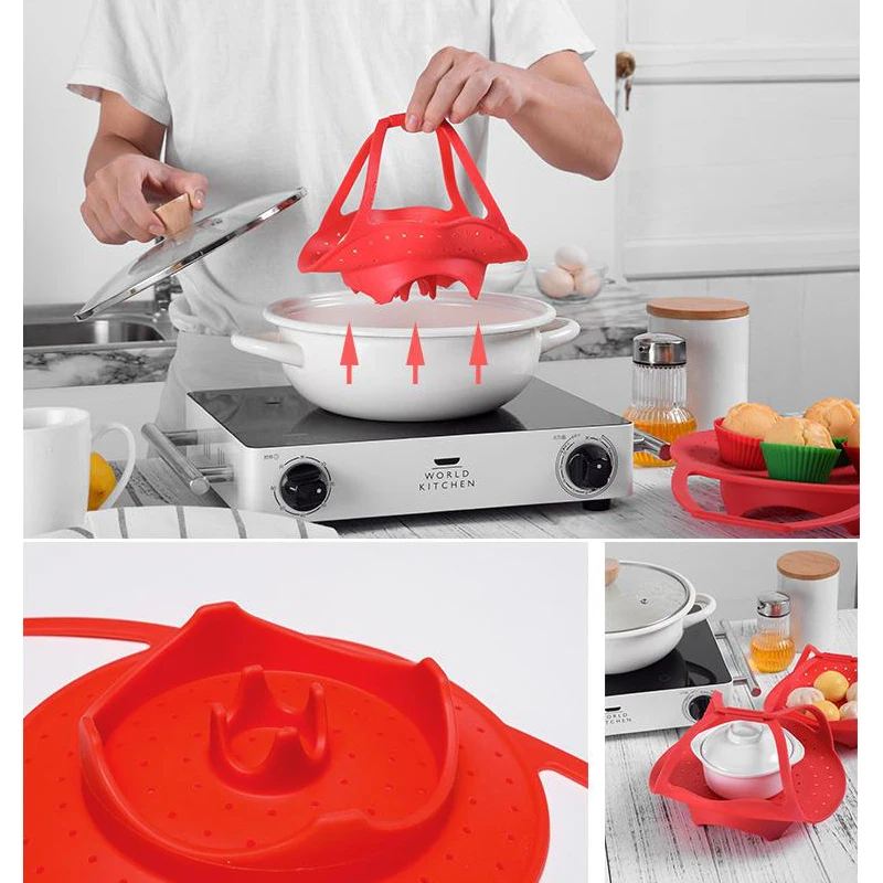 Мини-кухонный силиконовый отпариватель для приготовления пищи 1 шт. | Дом и сад
