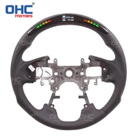 real carbon fiber led steering wheel compatible for honda ac co rd ct1 ct2 cr3 cr3