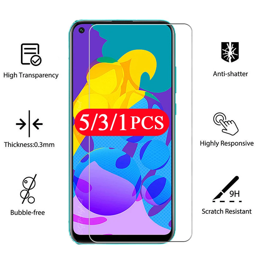 

5/3/1Pcs for huawei honor play 4 4T pro tempered glass play 3 3e phone screen protector on the glass smartphone protective film