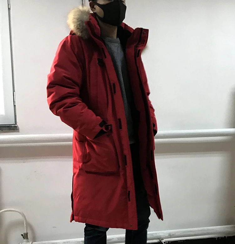 Winter Men Down Jacket Boys Coat Natural Fur M L XL XXL XXXL | Мужская одежда