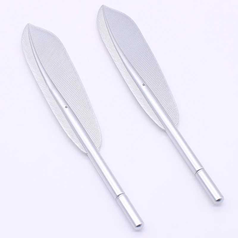 2PCS silver Красивые перьевые гелевые ручки 0,5 мм креативные каваи милые чернила для гелевой ручки ручка подарок школьные офисные принадлежности канцелярские принадлежности - Цвет: 2PCS silver