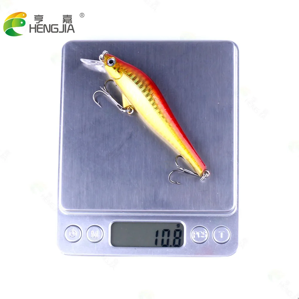 HENGJIA Jerkbait воблеры 5 видов цветов 10 см 11 г жесткая Приманка Minnow Crank рыболовные