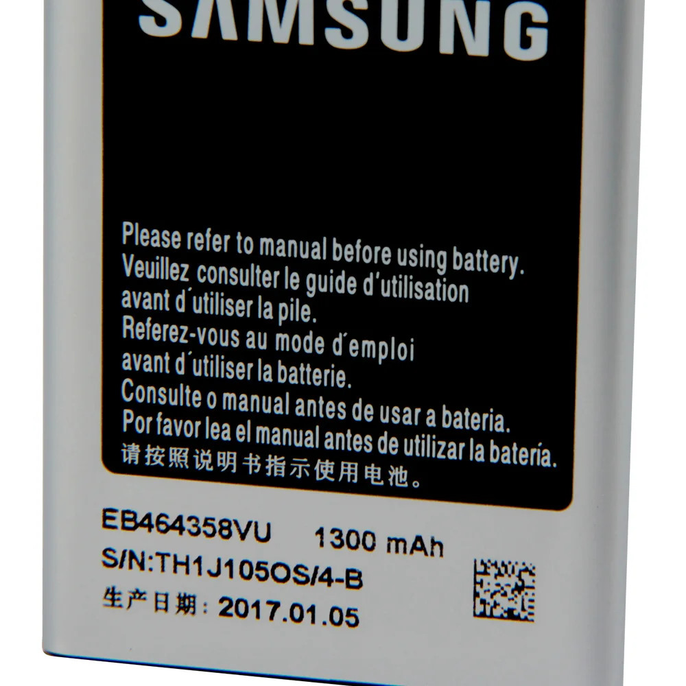 Аккумулятор для телефона Samsung EB464358VU GT S6358 S7500 S6102E S6802 S6352 S7508 S6010 S6818u S6500D S6812I 1300