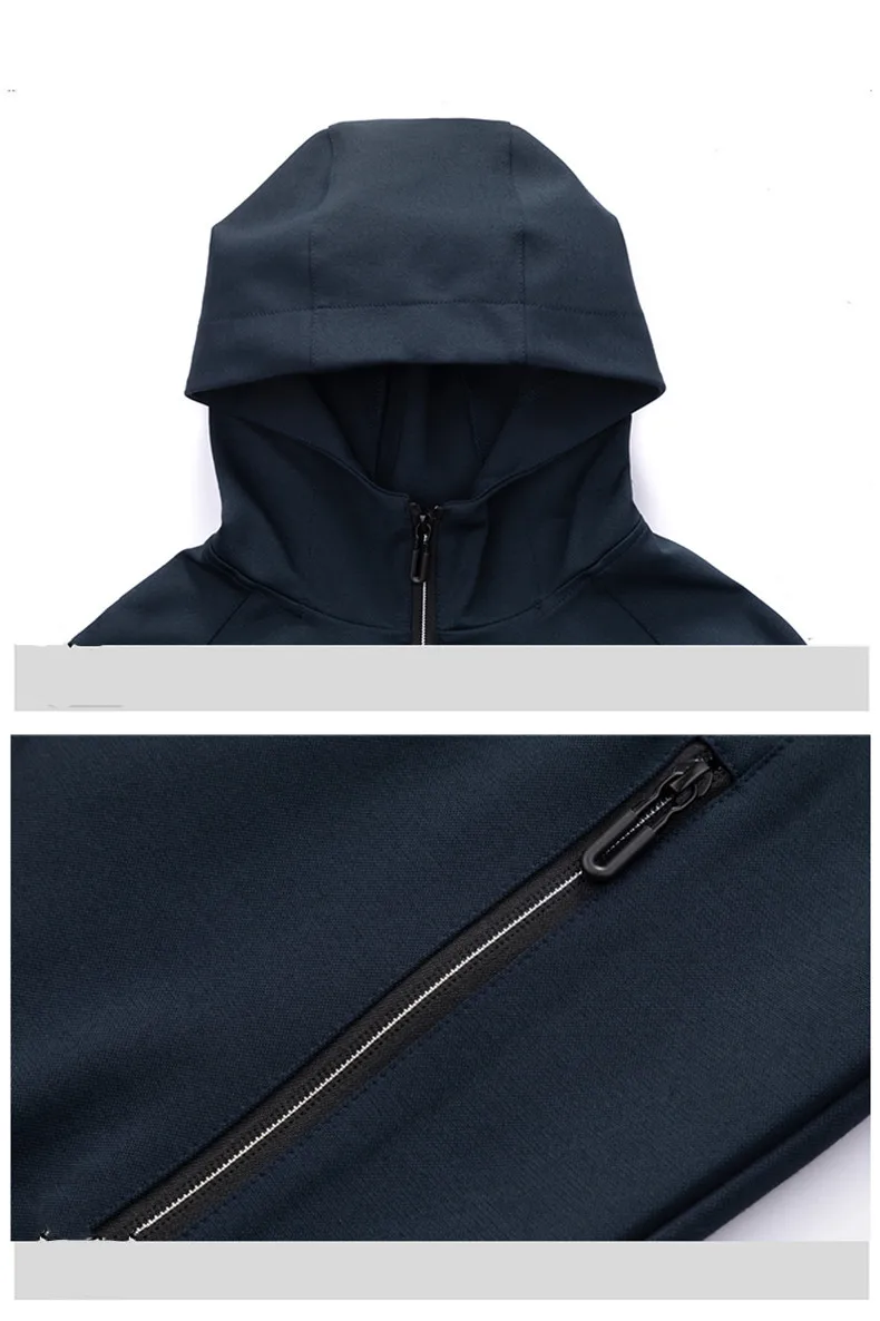 New Man Casual Korean Sports Suit Men'S Autumn And Winter Loose Large Size 8Xl 120KG Plush Thickened Hooded Warm Two-Piece Set | Мужская