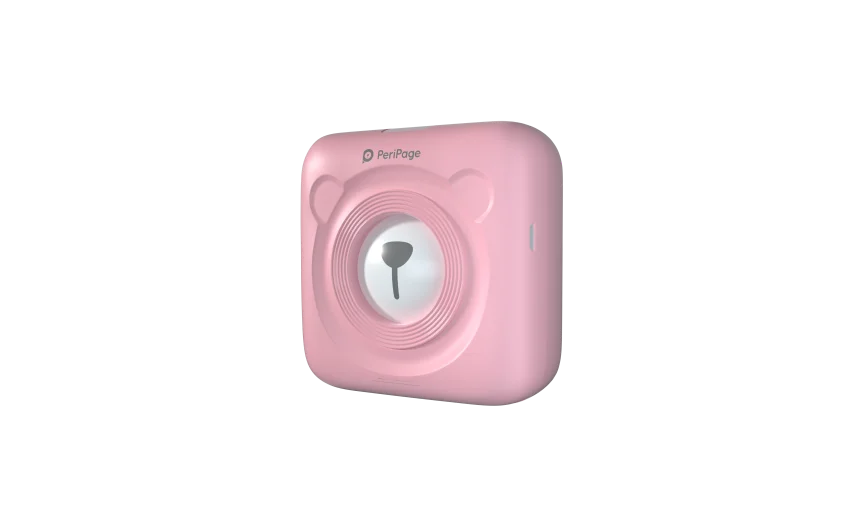 pink Standard Set GOOJPRT Мини Портативный фотопринтер подарок термоэтикетка Bluetooth принтер Мягкий защитный чехол бесплатное приложение наклейка веб-заметки принтер - Цвет: pink Standard Set