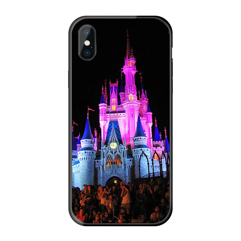 World Cinderella Castle Fireworks Transparent Soft TPU Case Cover For iPhone 11 Pro X XS Max XR6S 6 7 8 Plus 5S 5 SE Cases | Мобильные