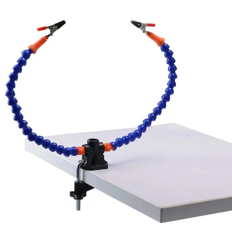 Гибкие руки помощи третья рука набор аксессуаров для паяльника (два гибких