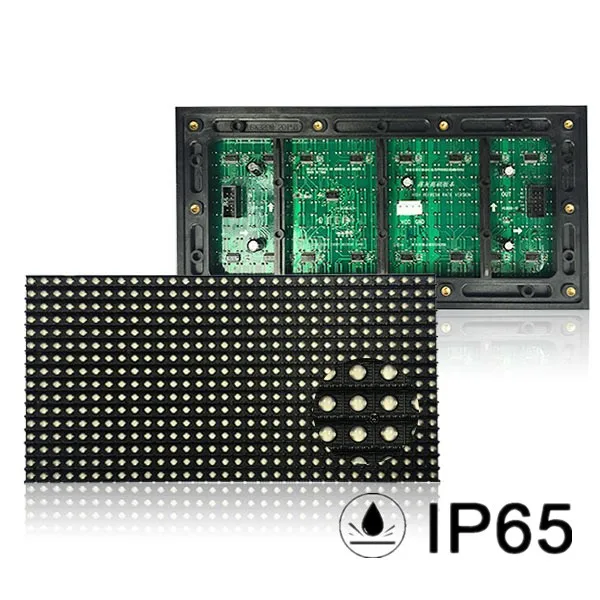 Полноцветный уличный модуль SMD3535 P10 светодиодный экран 320x16 мм самая низкая цена |