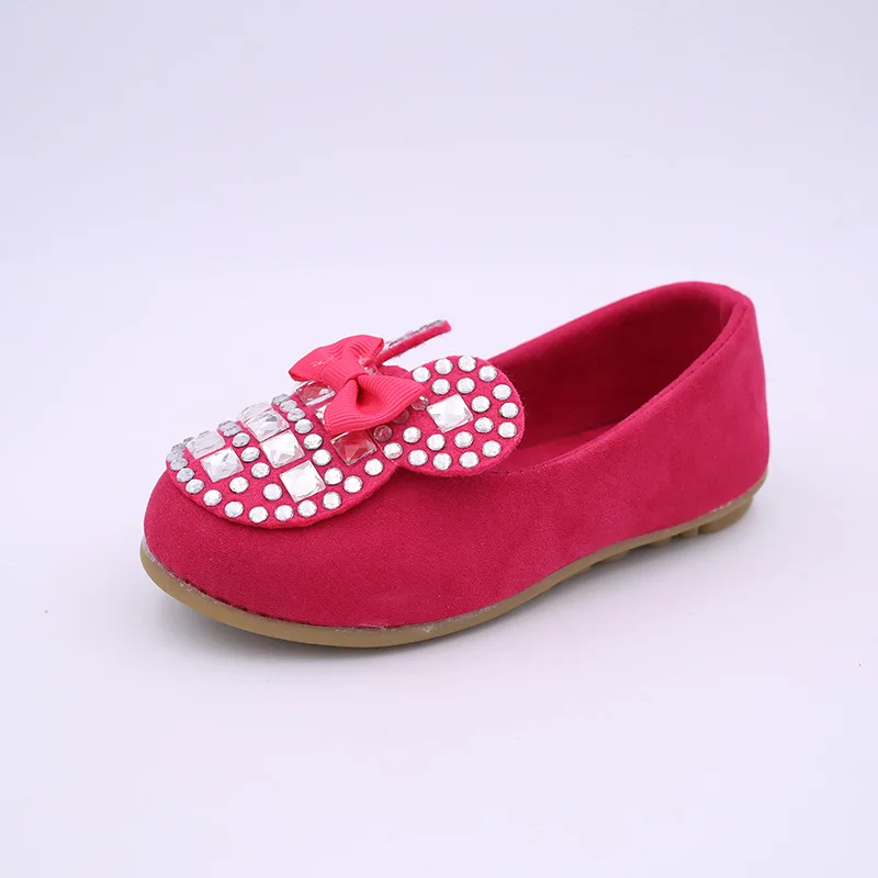 

Disney Mini Fashion Lovely Cute Children Sandals Elegant Hot Sales Kids Sneakers Solid Diamond Girls Slip On Shoes Toddlers