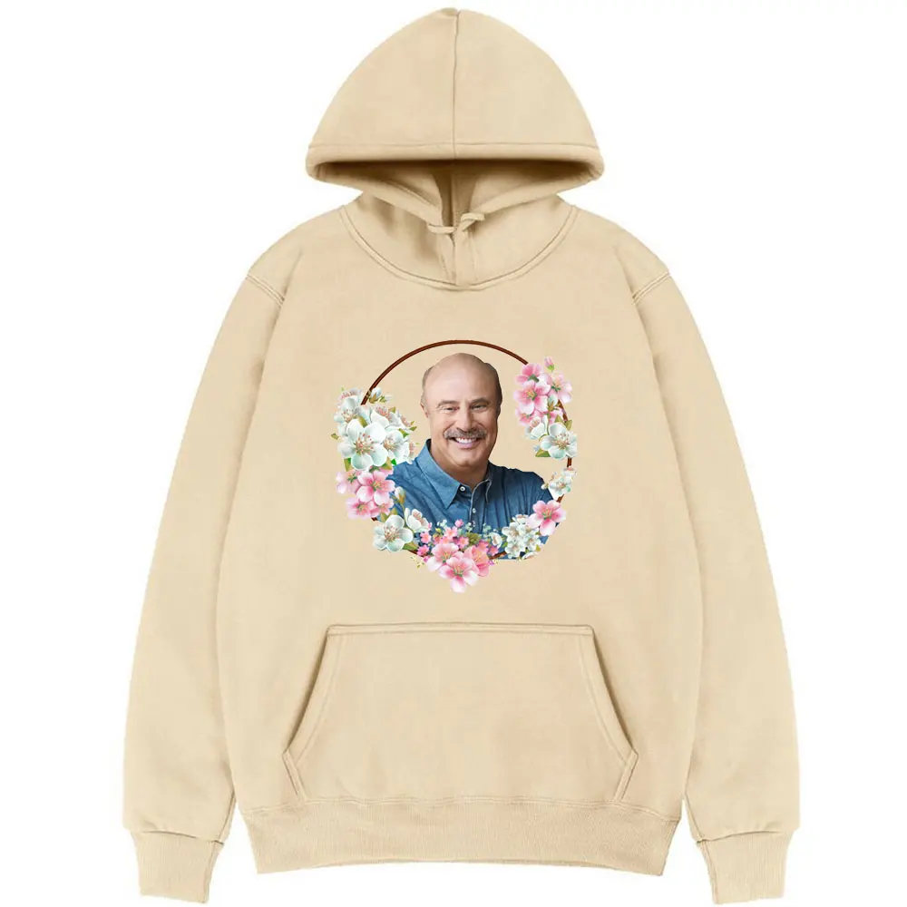 

Kawaii Dr Phil Oversized Print Hoodie Cute Men Women Black All-match Hoodies Daily Casual Sweatshirt Unisex Korean Trend Coat