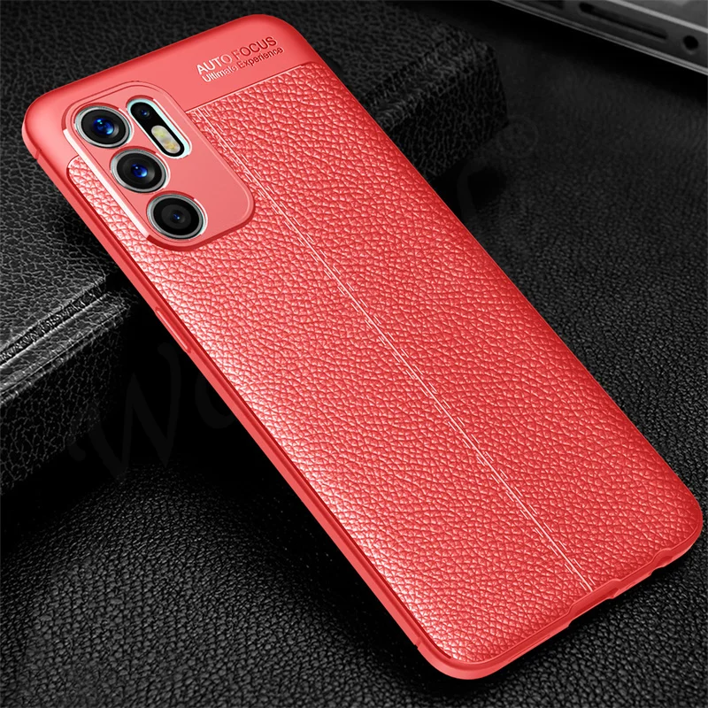 for oppo reno 6 case for reno 6 reno6 capas armor shockproof phone bumper tpu luxury soft leather for fundas reno 6 pro 6 cover free global shipping